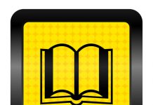 Let your fingers do the walking (the hard way) book sign
