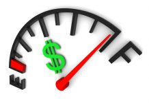 Without cash, your business is as good as closed fuel scale with dollar sign
