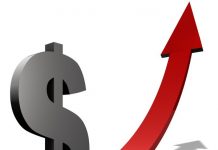 Do you want more sales or more profit? dollar sign with arrow going up