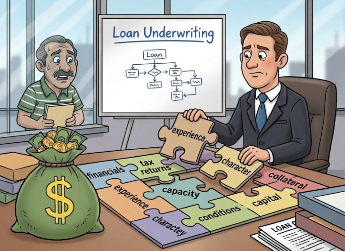 Lending jig saw puzzle