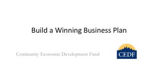 Build a winning business plan